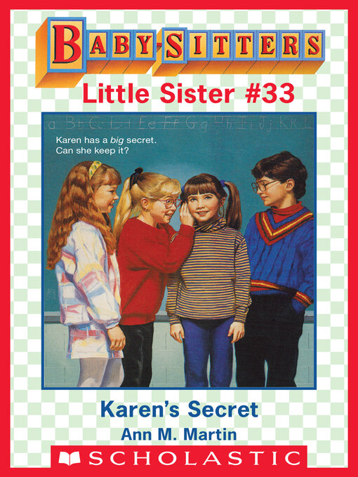 Title details for Karen's Secret by Ann M. Martin - Available